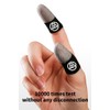 JOWILIN Gaming Finger Sleeves, 4 Pcs Silver Fibers Gaming Gloves