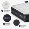 18-Inch Raised Air Mattress for Home & Travel – Flocked