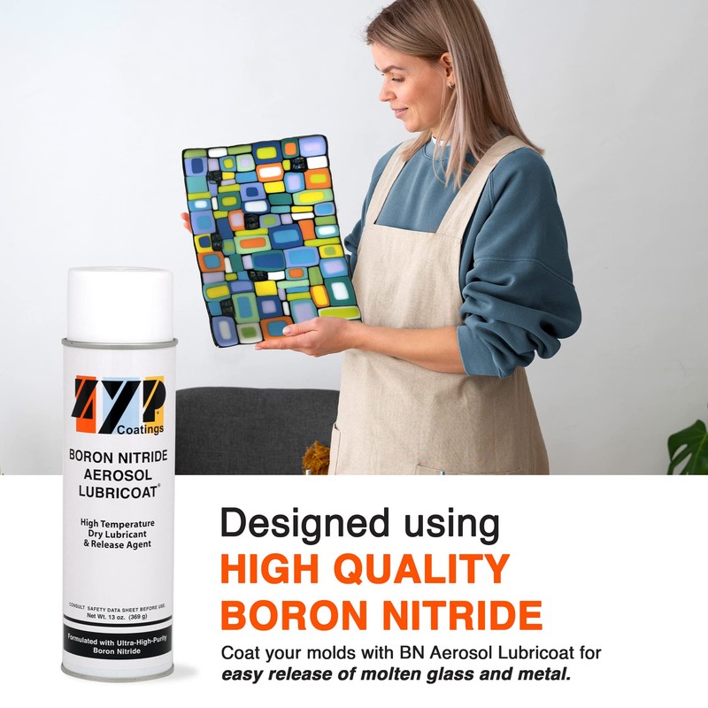 ZYP Coatings Boron Nitride Aerosol Lubricoat (Glass Mold Release) /