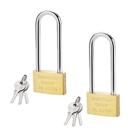 Lahviuu Suitcase Padlocks with Keys,2 pcs Brass Suitcase Locks Small Security Bag Lock Waterproof Padlock Outdoor,for Travel Luggage Backpack Gym Locker Filing Cabinets Toolbox 30mm