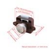RDEXP Keyless Locks Lock Knob Cabinet for RV Drawer Cabinet,