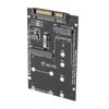 M.2 to SATA Converter Adapter, SATA M.2 + MSATA to