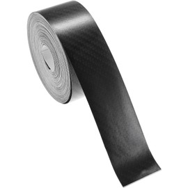 MACHSWON Car Door Edge Guards, Carbon Fiber Wrap Film, Vinyl Automotive Wrap Film, Door Sill Protection Film, Anti-Collision, Fits Most Cars, Trucks, SUVs, Black, 1.18 In x 32.8 Ft