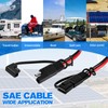 Ygdyxautoc 14 AWG 30 FT SAE Connector to SAE Battery