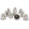 Mytee Products Stainless Steel Lug Nut Covers, 2"(H) (Set of