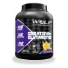 Suplemento de Creatina y Glutamina Wolf para el Rendimiento Deportivo, Sabor Naranja, 1 kg