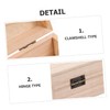 ABOOFAN Wooden Jewelry Box with Hinged Lid Sturdy Organizer for