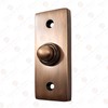 Adonai Hardware Rectangular Victorian Brass Bell Push or Door Bell