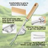 PDETVEO Garden Weeding Tool, V-Shaped Stainless Steel Weed Puller with