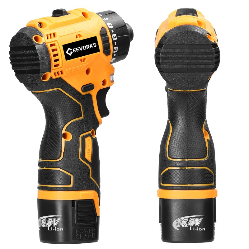 16.8V Lithium Screwdriver 55Nm Torque Multifunctional Repairing Tool Kit Electric