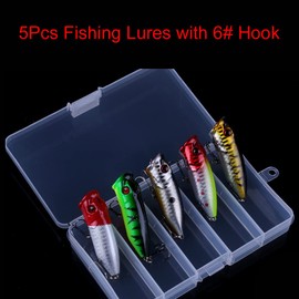 OriGlam Fishing Lures, Fishing Tackle, Topwater Bass Fishing Lures, Crankbaits Hard Lures, Lifelike Swimbait for Freshwater Saltwater