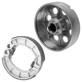 Caltric Rear Brake Drum And Shoes For Honda Rancher  Fourtrax 420 TRX420FM FE 2007-2024