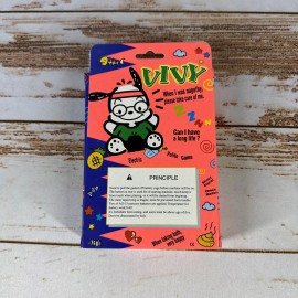 RakuRaku Rare Electronic Virtual Pet Vivy Dog Puppy Blue New In Box HTF