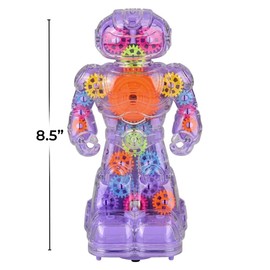 Rhode Island Novelty 8.5" Light-Up Gear Robot