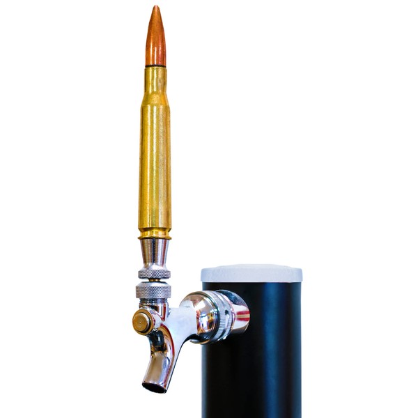 50 Caliber BMG Real Bullet Beer Tap Handle