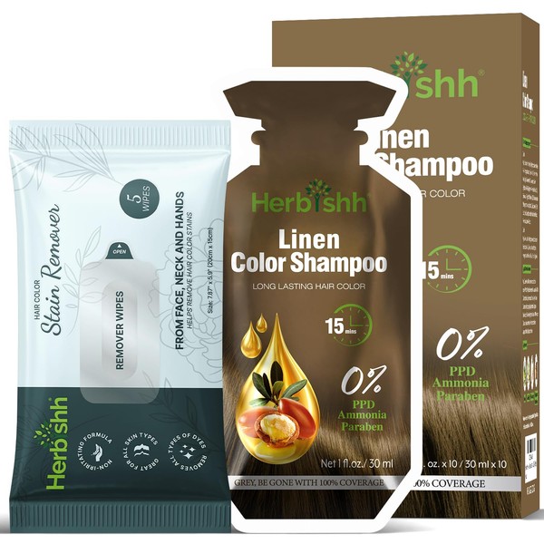 3 in 1 Hair Color Dye Linen Pouch 30mlx10p +