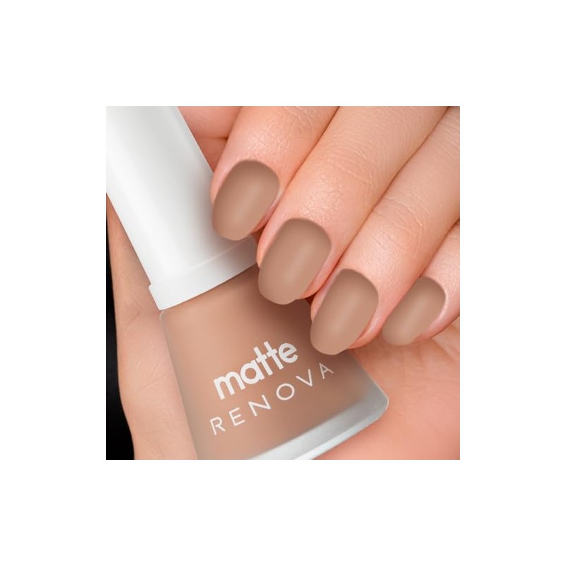 RENOVA | Esmalte de uñas Matte, Color Ingrid, 13ml