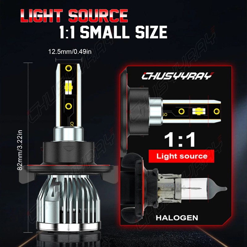 CHUSYYRAY For Ford Escape 2008-2012 4x Combo LED Headlight High