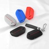 QBUC for 2PCS Kia Key Fob Cover with Keychain Soft