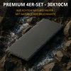 Thiru Premium Slate Plates, for Serving and Labelling, Ideal as