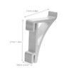 DOITOOL Aluminum Freezer Shelf Clips 10pcs Fridge Shelf Holder Refrigerator