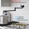 Havin Upside Down Design Pot Filler,Black Color,Wall Mount Pot Filler