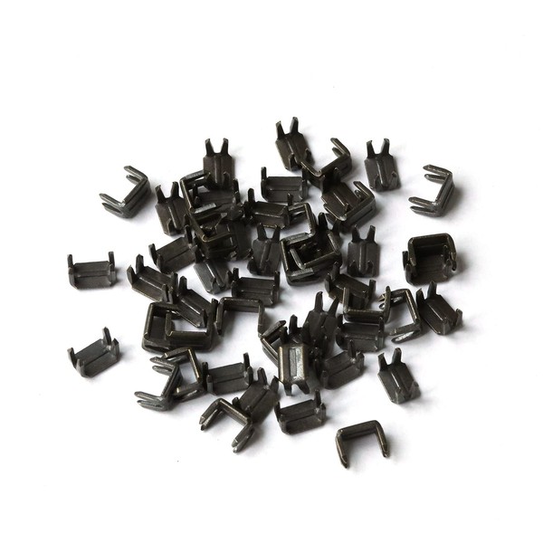 Y.K.K F2-224 Fastener Fasteners, Bottom Stopper Parts, 50 Pieces, Metal Compatible with No. 4 - 5