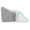 Lounge Doctor Elevating Leg Rest Wedge Pillow with Memory Foam,