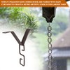 GYPNS Rain Chain Clip for Gutter Adapter, Outside Hardware Rain