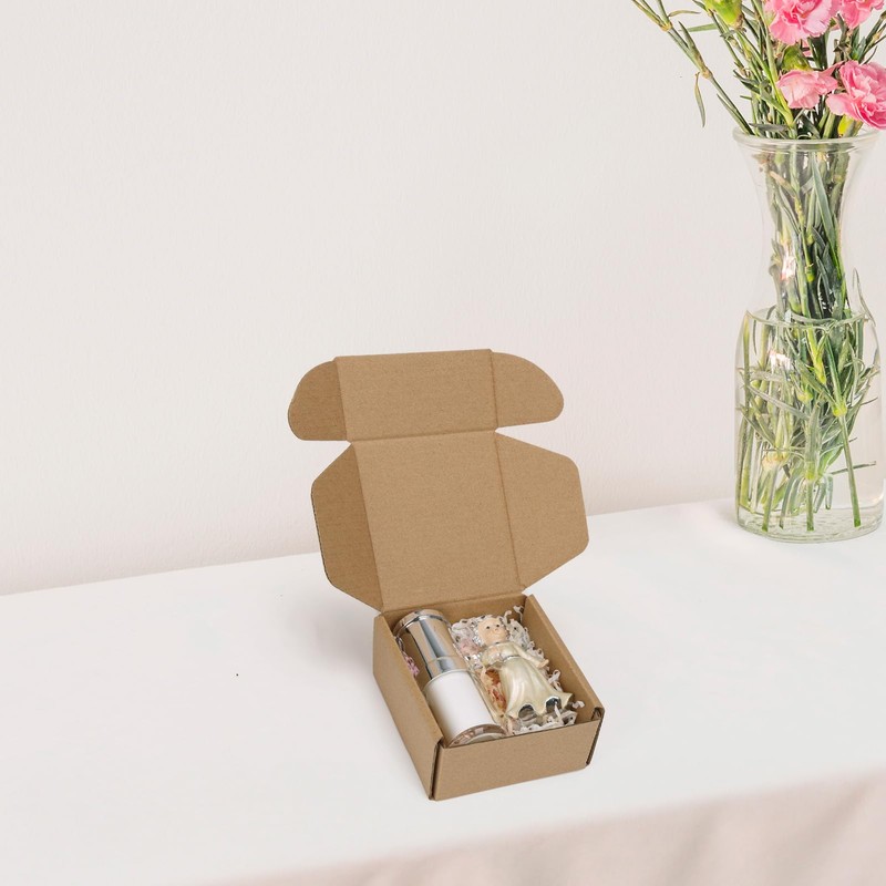 Serwrsw 4x4x2 Shipping Boxes Set of 6, Small Cardboard Boxes
