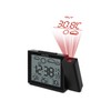 Explore Scientific Projection Radio Alarm Clock with Weather Forecast and