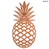 Everydecor Yellow Pineapple Metal Wall Decor
