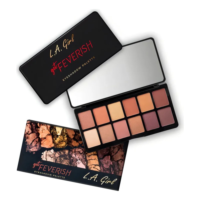 Paleta Sombras Ojos 12 Tonos Mate L.A. Girl Get Feverish