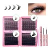 Kit De Estension Pestañas 800pcs 9-18mm 30d 40d 50d 60d