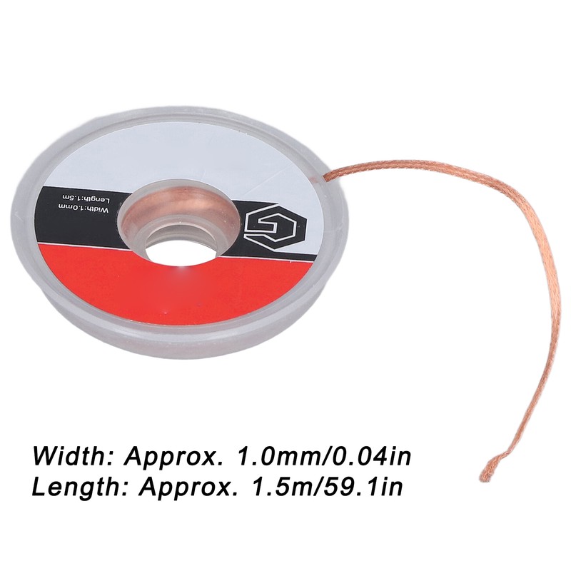 5Pcs TGK‑1015 Solder Wick Oxidation Resistant Professional Desoldering Wick for