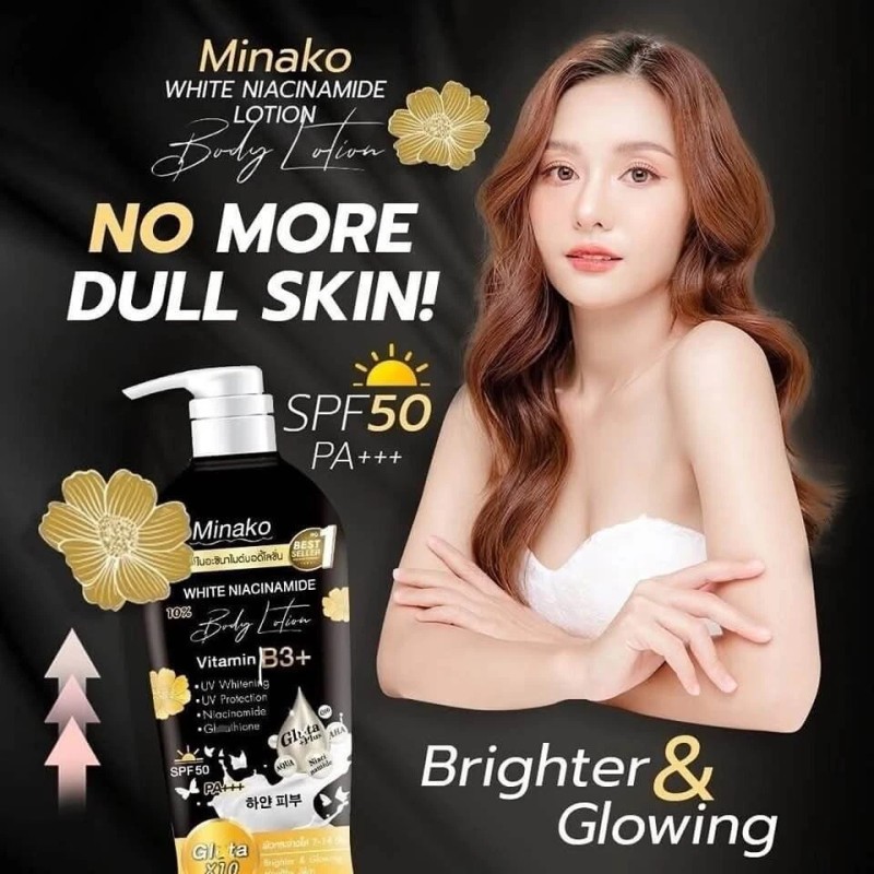 Minako Niacinamide Glutathione Plus Body Lotion - 500ml