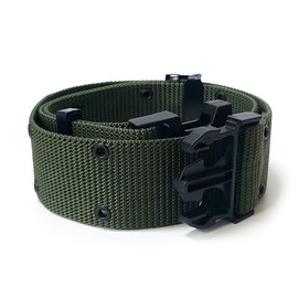 Wide military ammunition belt work belt waist belt hiking belt / 폭넓은 밀리터리 탄띠 작업벨트 허리띠 등산벨트