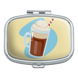 Root Beer Float Rectangle Pill Case Trinket Gift Box
