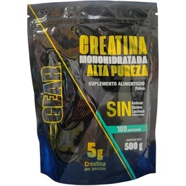 X Gear Creatina Monohidratada En Polvo Para Gimnasio y Deporte, Suplemento De Creatina 5 g Por Scoop Para Atletas, Fitness y Rutinas De Alto Desempeo 