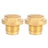 2pcs Differential Diff Brass Filler Drain Plugs with Seal Ring