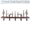5 Star Super Deals Rustic Cactus Design Wall-Mounted Coat Rack