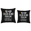 Color Blind Blindness Color Problems Blindness Test Eye Glasses Throw