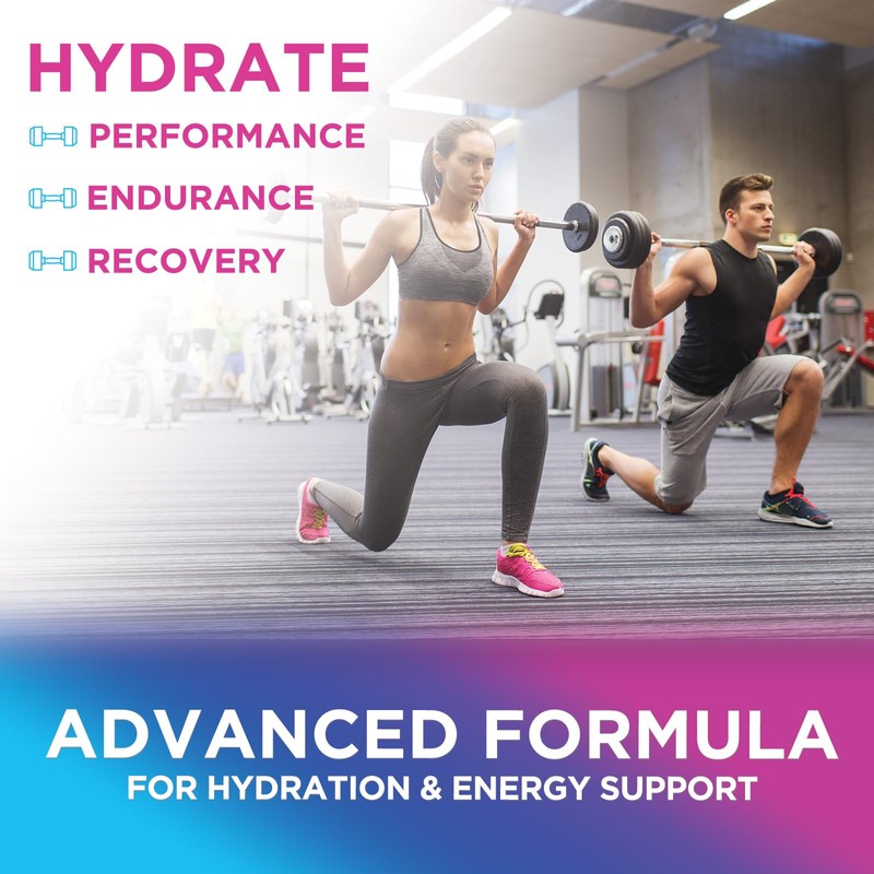 Hydration Electrolyte Gummies - Daily Liquid Replenisher Gummy - Electrolyte