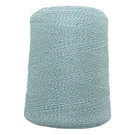 SGT KNOTS Cotton Bakers Twine - Polypropylene Blended Bakers Cord for Crafting, Kitchen & Workplace (2lb Cone, 10080ft, Green/White)