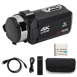 4K 48MP Ultra HD Video Camera Camcorder 3.0 Inch IPS Screen 18x Digital Zoom Digital Video Camera with Remote Control AF1