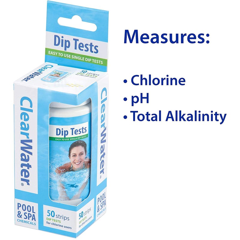 Clearwater Hot Tub, Pool and Spa Test Strips x 50-3