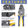 Haisstronica Crimping Tool for Spark Plug Ignition Wire,8.5mm Ratchet Wire