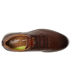 Florsheim Men's Launch Elastic Lace Slip-On, Brown, 14 Medium