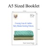 Peach Unicorn Designs Knitting Patterns for Baby Blankets x 2,