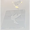 Humming Bird Template,Acrylic Router Template,Woodworking Router Template Tracing Guide (7.875"x
